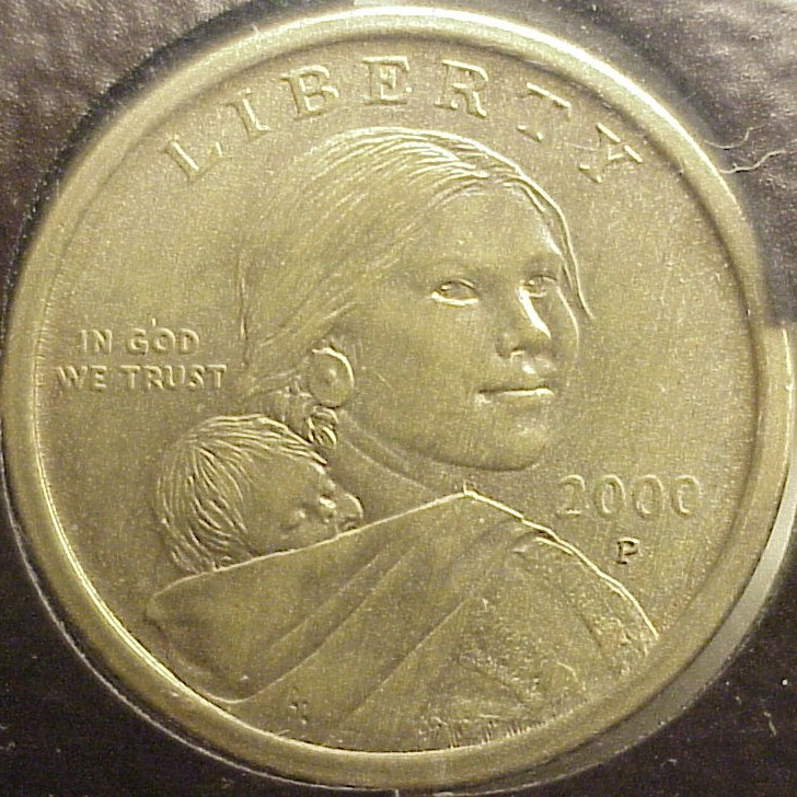 This Sacagawea 2000 P/D/P multiple Mint Mark & rinse issues from a US postal vending machine with 4000d Sacagaweas.Checked by 2 Top Error Experts-Certified MS66