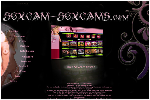 Sexcam-Sexcams Teens, Girls, Boys und Paare lassen vor der Cam die Hüllen fallen und treiben wilde geile Spielchen.