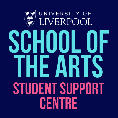 Official updates and tips for current students at @LivUni's School of the Arts. Tweeting weekdays between 9am-5pm #SotaSSC Tel: 0151 795 0500
