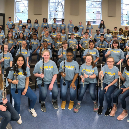 The beginner band program for the Tupelo Public School District.