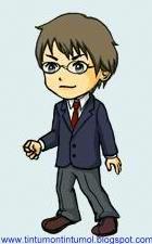 Funny smart boy