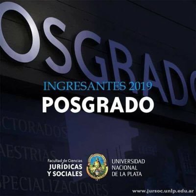 Secretaría de Posgrado 
Facultad de Ciencias Jurídicas y Sociales
Universidad Nacional de La Plata
📌 48 e/ 6 y 7, 7° Piso, Edificio Sergio Karakachoff