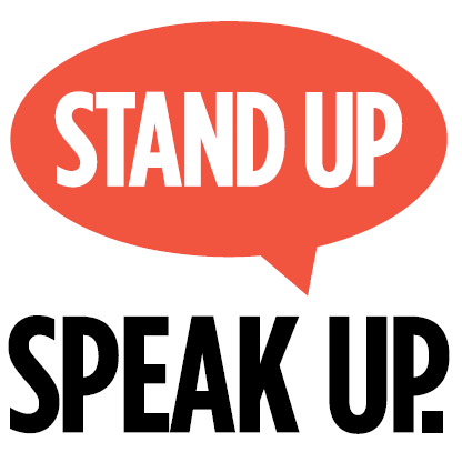 Stop bullying today. Stand up, speak up.