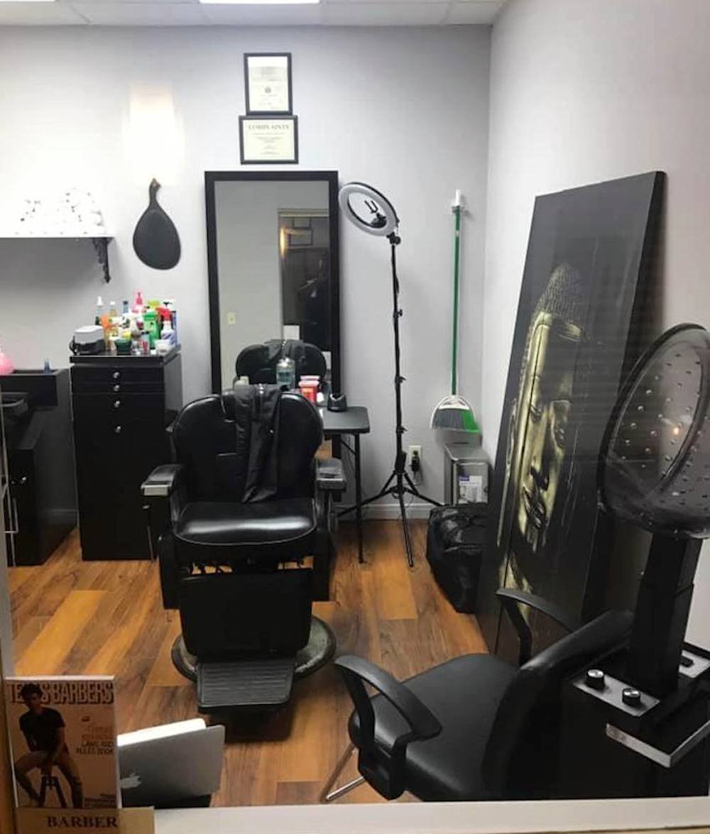 Provide barbering services, such as cutting, trimming, shampooing, and styling hair, trimming beards, or giving shaves. Clean and sterilize scissors, combs, cli