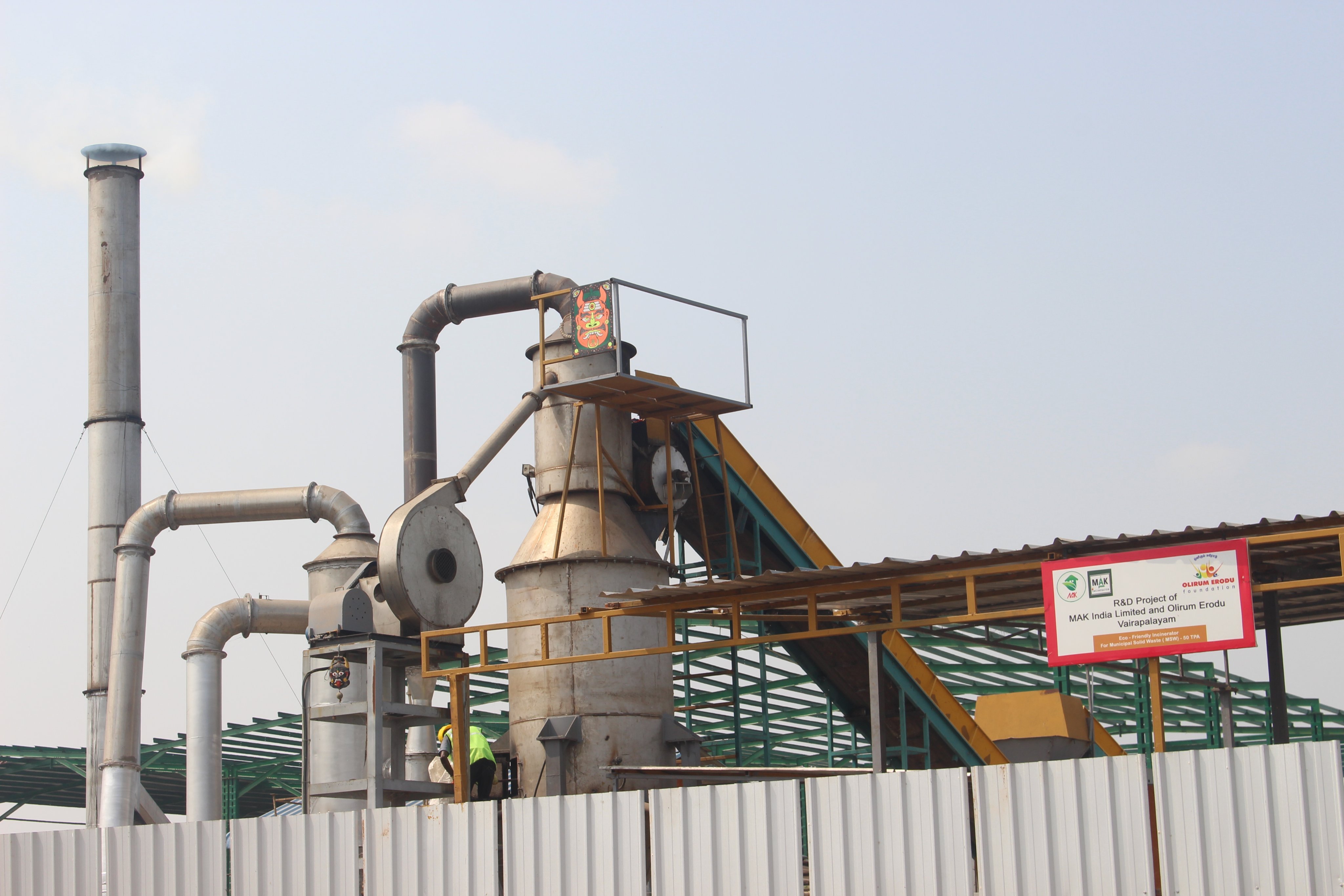 makincinerator's profile picture. One Stop Solution for all Domestic Wastes 

Eco-friendly Green Incineration 
with Pollution Control System  
Zero Waste Disposal Technology