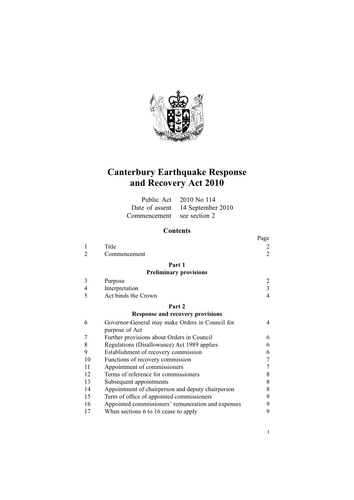 nzlegislation's profile picture. NZ Acts, Bills, Regulations, SOPs and related news items tweeted as they're published. Unofficial. Created by @ChrisEstherLaw