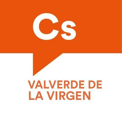 Twitter Oficial de Ciudadanos (Cs) Valverde de la Virgen, surgido de un movimiento de ciudadanos que quieren regenerar la política española.