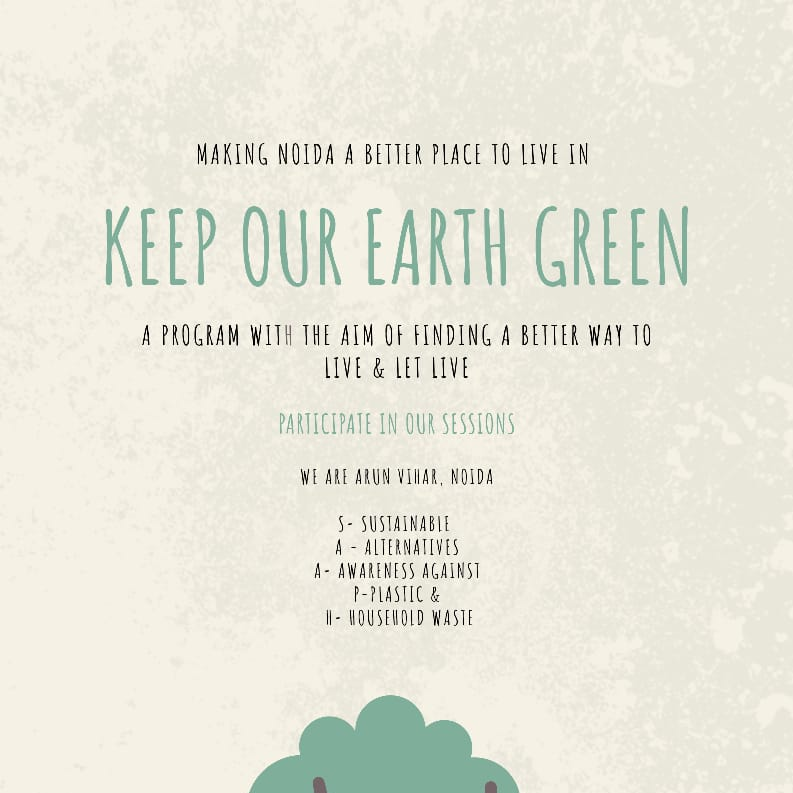 AvSaaph's profile picture. Movement for Sustainable Alternatives and Awareness Against Household Waste in Arun Vihar NOIDA