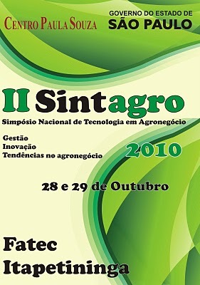 IISINTAGRO's profile picture. Simpósio Nacional de Tecnologia em Agronegócio