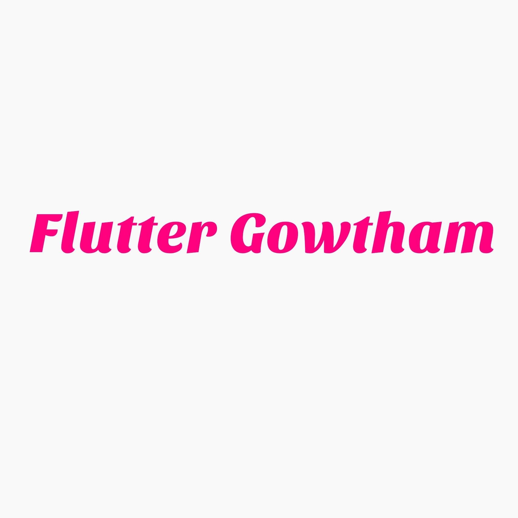 FlutterGowtham's profile picture. 