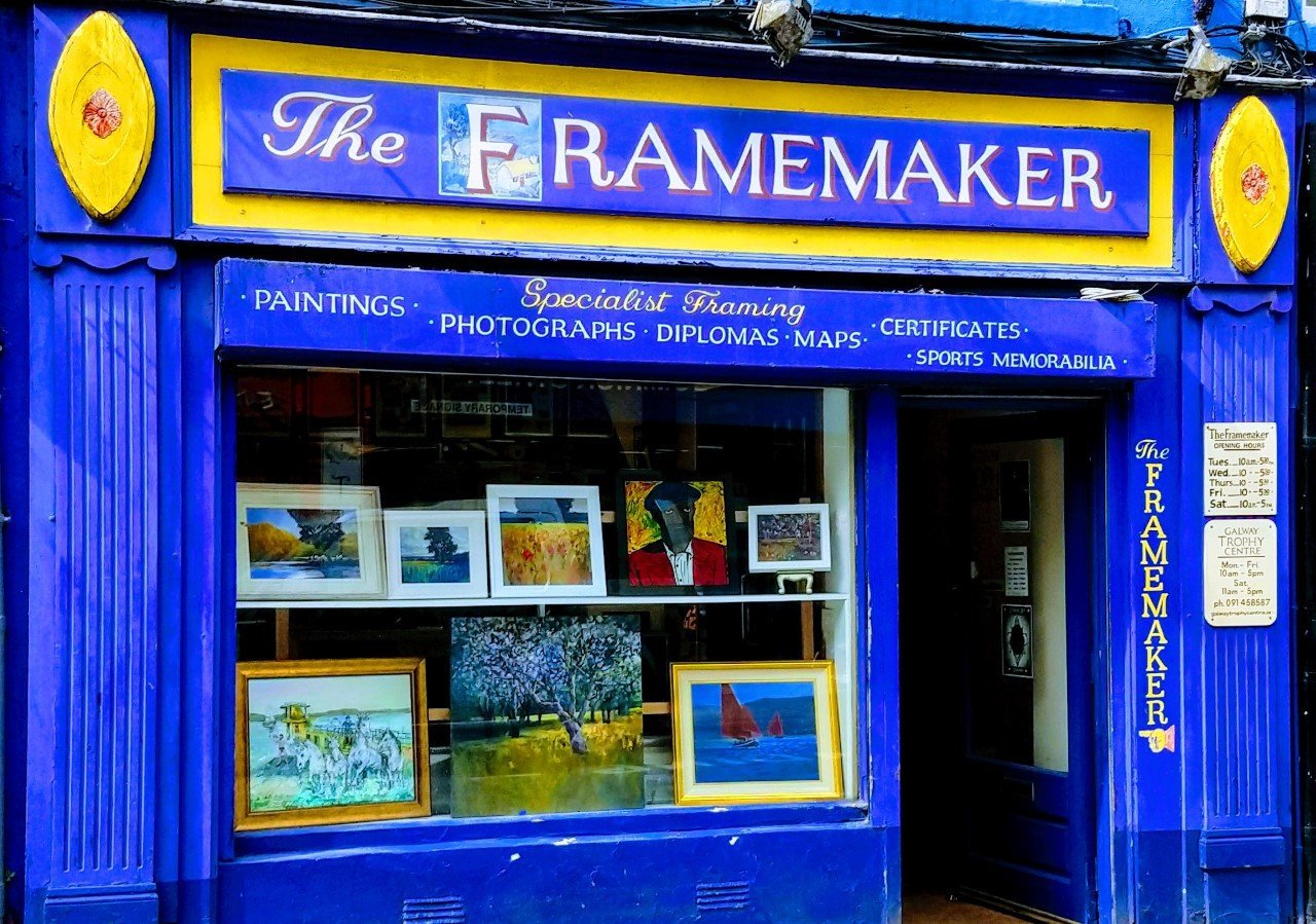 framemaker_the's profile picture. The Framemaker Galway is a professional picture framing business located on Lower Dominick Street in the heart of Galway City.