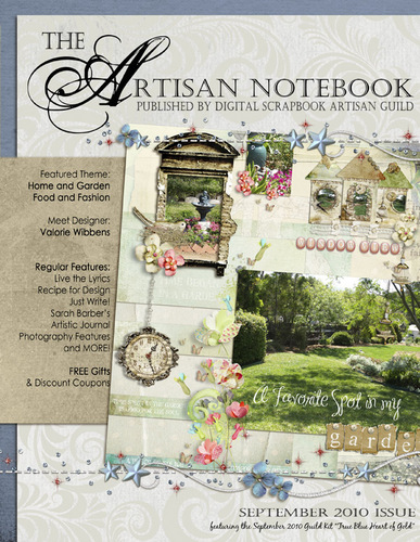 100% Digital Magazine Published by the Digital Scrapbook Artisan Guild