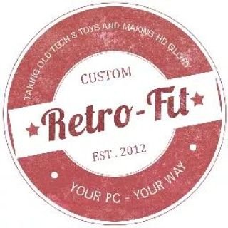 Taking old skool toys and tech and fitting PC's, Games consoles and Android Boxes for a geek center piece for your space