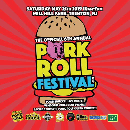 The 6th Annual 2019 Pork Roll Festival ® is Saturday, 25 May in Mill Hill Park, 100 South Broad St. Trenton, NJ 10:00am - 7:00pm. https://t.co/mOh4ONww94