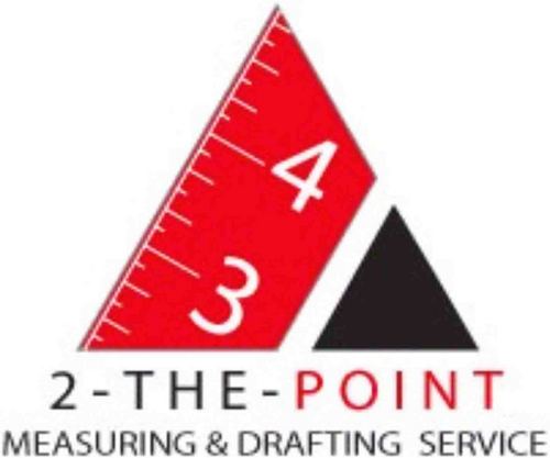 2-The-Point Measuring & Drafting Service, provides accurate, custom floor plans (2D & 3D), floor plans summaries, & square footage calculations for Realtors.