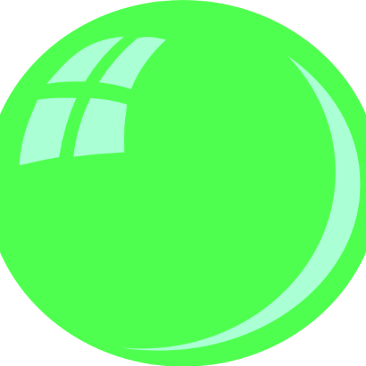 Just a green bubble.
Nothing to see here.
Move along.