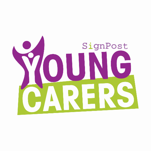 Signpost Stockport Young Carers. A Children's Charity that supports children and young people who look after someone at home who has an illness or disability.