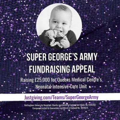 Friends & family of #SuperGeorge, 7 year old George Parkins, who have raised £40K+ for @NUHneonatal @NUHCharity. Tweets by his proud & grateful mummy, Sophie.