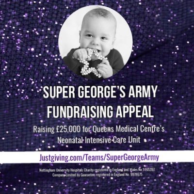 Friends & family of #SuperGeorge, 6 year old George Parkins, who have raised £40K+ for @NUHneonatal @NUHCharity. Tweets by his proud & grateful mummy, Sophie.