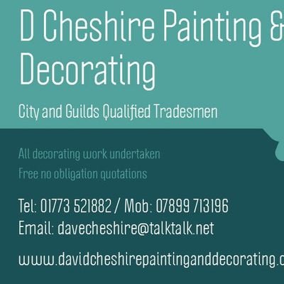 City and Guilds Qualified Painter and Decorator
Free No Obligation Quote Call or Text: 07899713196 today.