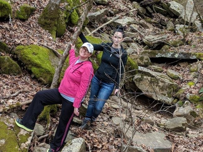 Out of shape, nature loving, hiking going, backpacking beginners, podcast starting sisters!