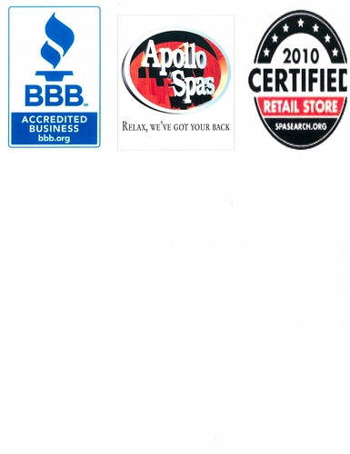 Apollo has been mfg Spas 40yrs
Based in WA state with 8 retail stores throughout Washington and Idaho.