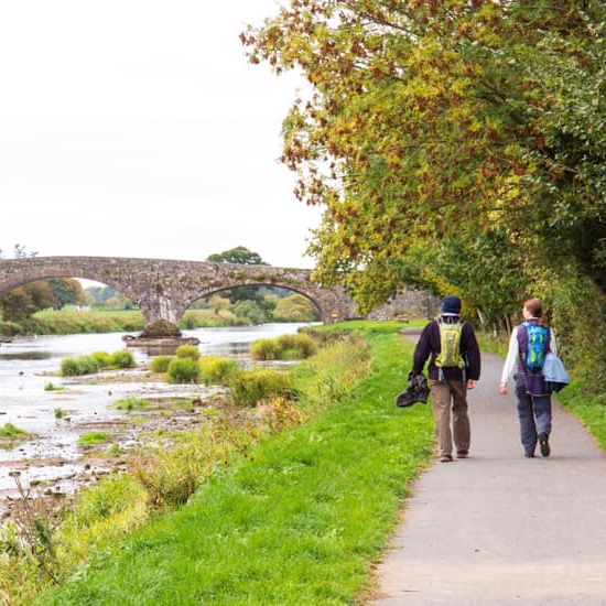 The Suir Blueway is a 53km walking, cycling & paddling trail being developed along the Suir frm Cahir to Carrick-on-Suir