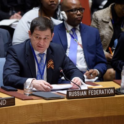 First Deputy Permanent Representative of Russia 🇷🇺 to the UN. Rejects hatespeech, lies and fake news. Dog lover 🐶 Views are my own. Retweet ❌endorsement