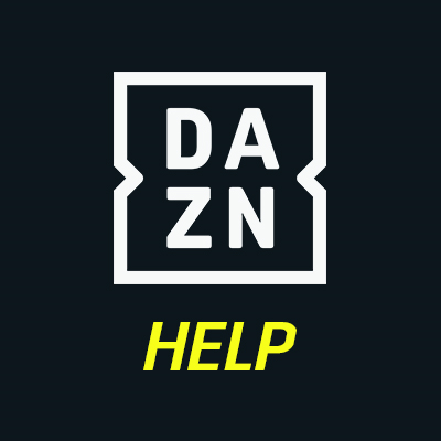 Conta oficial de atendimento ao cliente do DAZN. Esportes online ao vivo e do seu jeito