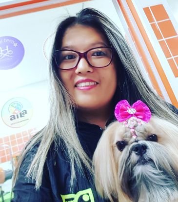 Sou tosadora com muito orgulho 🐶❤ amo fazer penteados pet 😍