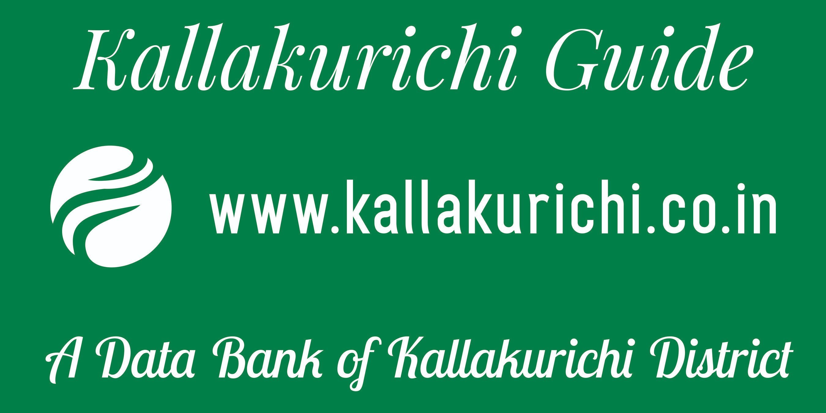 Kallakurichi Guide , https://t.co/nFtWbyfk9a
A Data Bank of Kallakurichi District