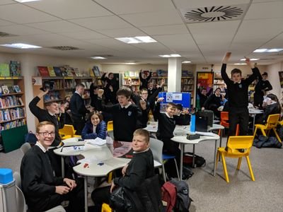 We are the Tabletop Gaming club in Kemnay Academy!