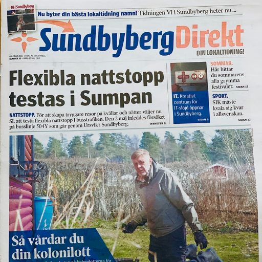 Störst på lokala nyheter! Kontakta redaktionen på redaktion@sundbybergdirekt.se