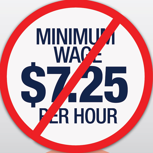 We are students at East Leyden High School trying to raise the awareness of raising the pay of the federal minimum wage