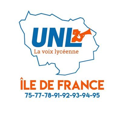 Compte UNL d’île de France, Paris 75, Seine-et-Marne 77, Yvelines 78, Essonne91, Hauts-de-Seine 92, Seine-Saint-Denis 93, Val-de-Marne 94, Val-d'Oise 95