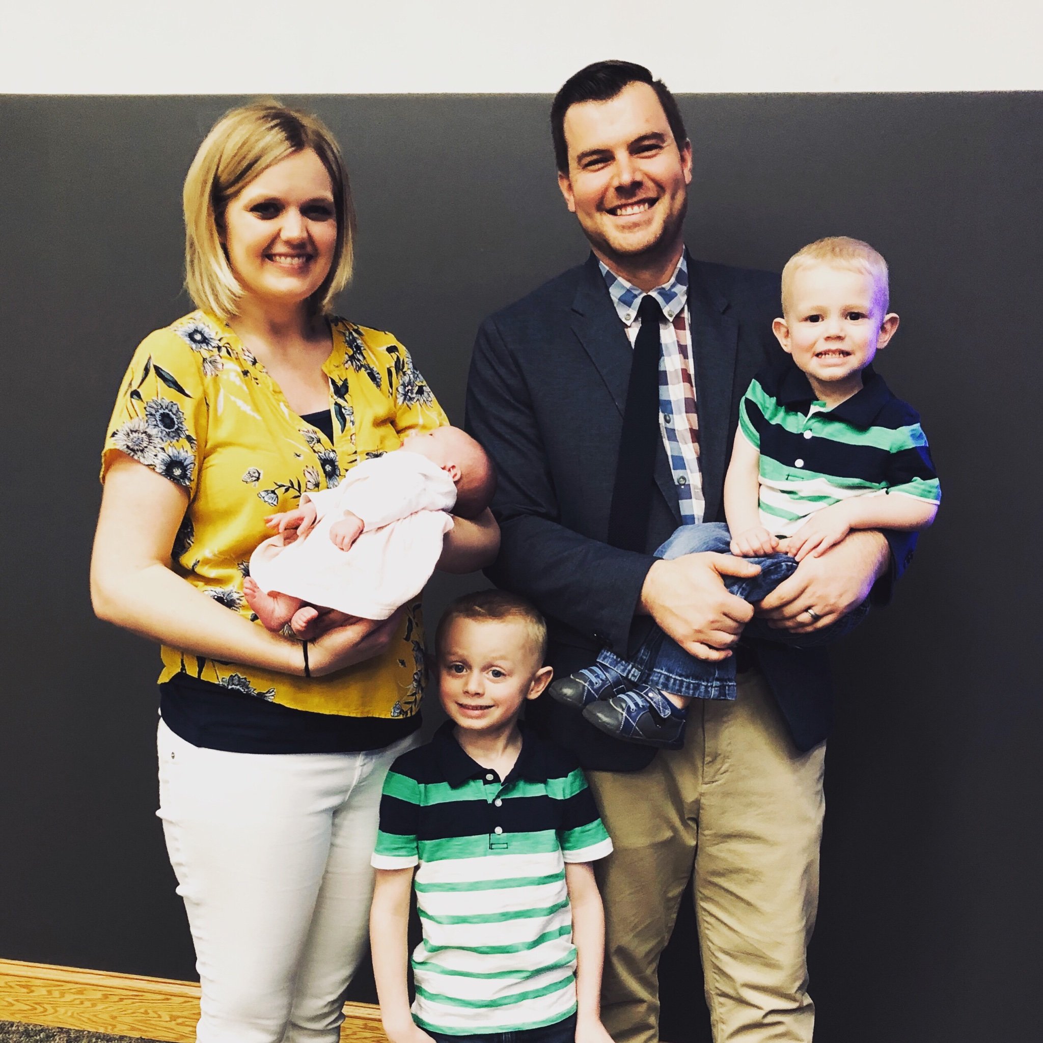 Follower of Christ.  Kristin's husband.  Roman, Haddon, and Evelyn’s Dad.

Lead Pastor - LifePoint Church.  

Future HyVee delivery guy.