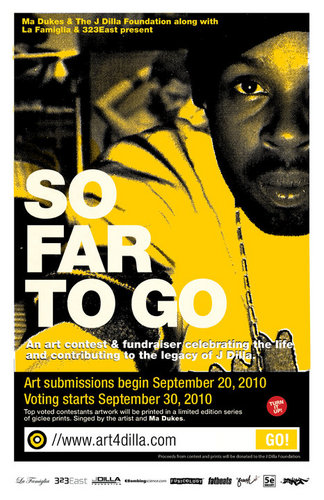 An international art contest in tribute to the legendary producer and artist known as J Dilla & Fundraiser for the J Dilla Foundation.