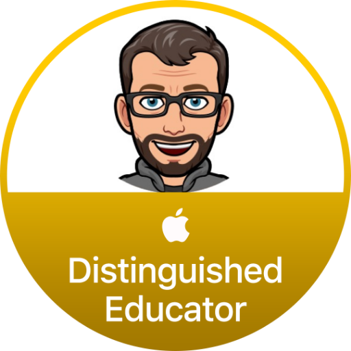 TechIntegration Teacher @ Camden Rockport MIddle School, Apple Distinguished Educator 2019, Member Maine’s Preeminent All-Educator Rock Band: Just Teachers