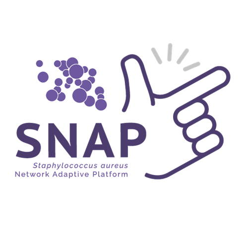 SNAP=Staph aureus Network Adaptive Platform Trial, multicountry pragmatic RCT testing multiple questions to improve Rx of SAB, lead by the ASID CRN