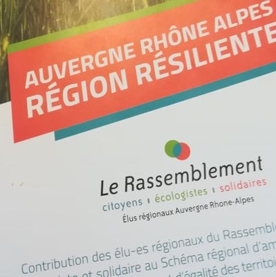 Elues du Rassemblement citoyen écologiste & solidaire #RCES à la Région Auvergne Rhône Alpes
#écologie #justicesociale #tenacité #paslalanguedansnotrepoche