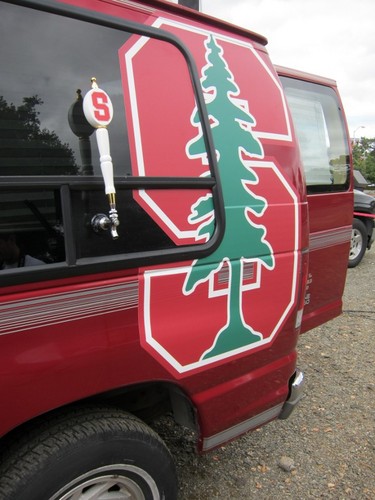 Toby the Van: the ultimate Stanford tailgating vehicle.