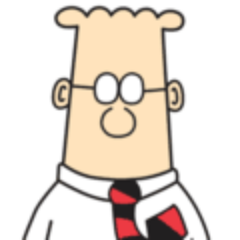 Dilbert by Scott Adams is the most photocopied, pinned-up, downloaded, faxed and e-mailed comic strip in the world.
