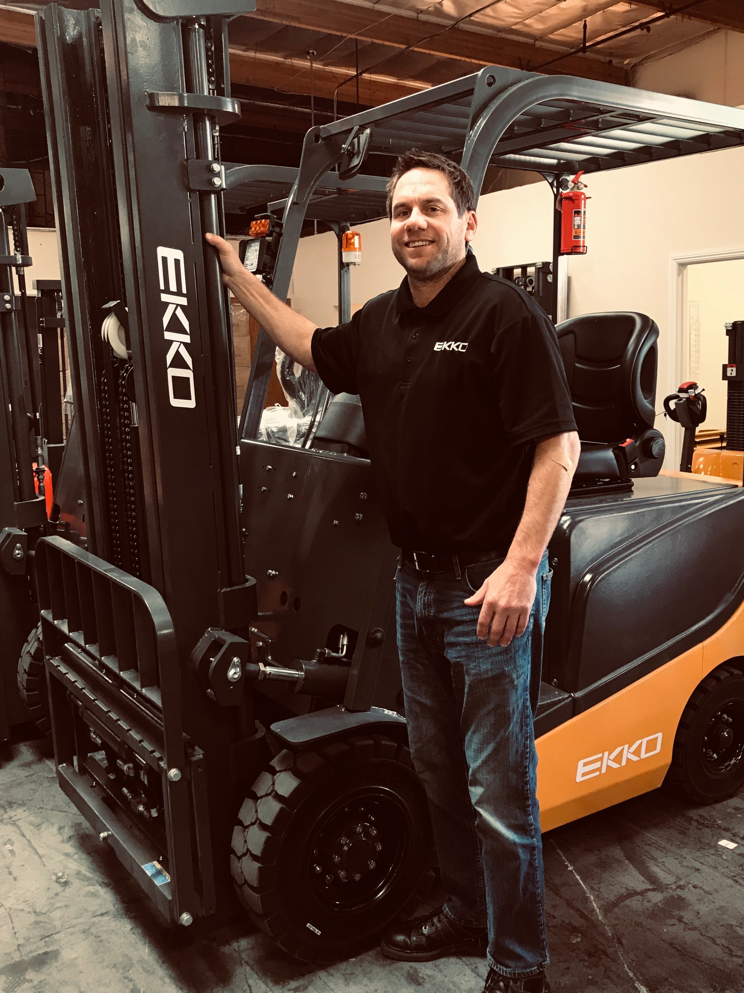 EKKO Material Handling Equipment Mfg Inc  
We are a fast growing equipment manufacturer . Specializing in forklifts and pallet trucks