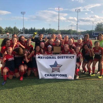 The official Twitter account for the 1977, 2017, 2019, and 2021 National District Champion Girls Soccer Team at Justice HS @justice_sports @mrcoachcahirjhs