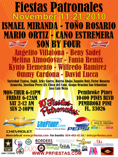 FiestasPatronal's profile picture. Fiestas Patronales is Florida's 1st Hispanic Fair & the only 11 day Hispanic event nationwide!