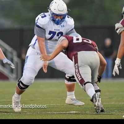 Rogers High School 2020 Varsity Center-Long and Short Snapper-6’2 285. GPA 3.75 ACT 20