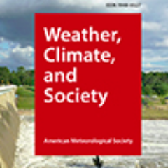 Research encompassing economics, health, & other social sciences relating to weather & climate, including climate change. #WeaClimateSoc Published by @ametsoc.