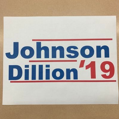 Camden Johnson and Douglas Dillion’s official twitter page for the 2019 Presidential Election