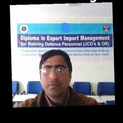 B.A with geography honors, Burdan university, P.G DIPLOMA in export import management.