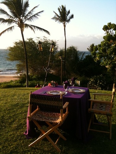 Entertain your most special guests with this beachside dinner prepared exclusively for you on location. Fresh island food, accomplished chef & plenty of aloha.
